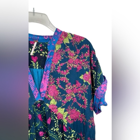 Free People printed Agnes Mini Dress - Picture 2 of 10